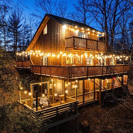 The Family Stone Luxe Cabin Sleeps 12 Hot Tub Dogfriendly Dollywood Pigeon Forge Exteriör bild